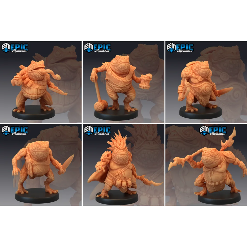 Pluto Minis: Toadfolk - Set A