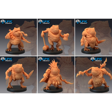 Pluto Minis: Toadfolk - Set A