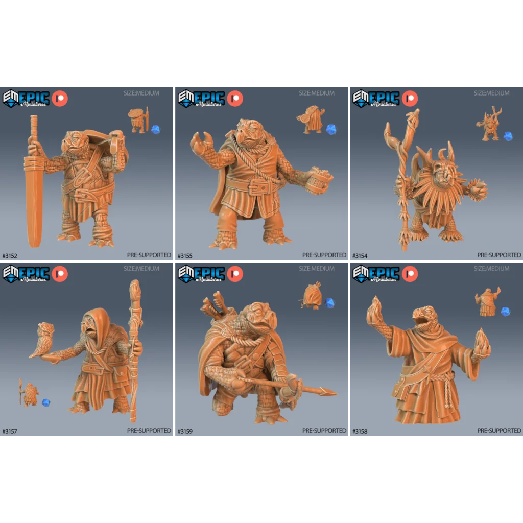 Pluto Minis: Turtlefolk - Set A