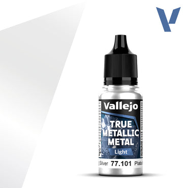 Vallejo True Metallic Metal Light Sterling Silver 18 ml