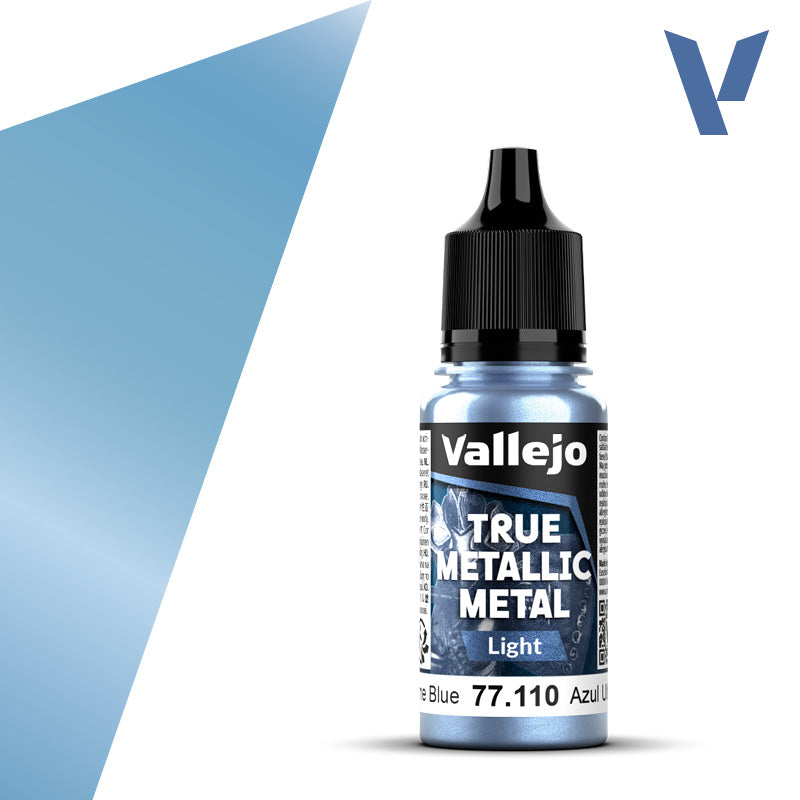 Vallejo True Metallic Metal Light Ultramarine Blue 18 ml