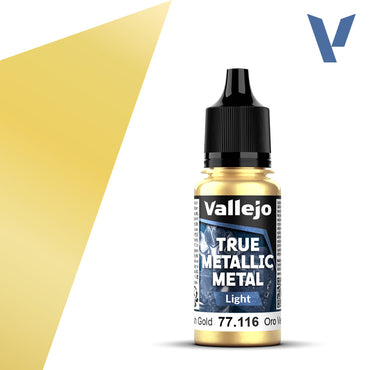 Vallejo True Metallic Metal Light Greenish Gold 18 ml
