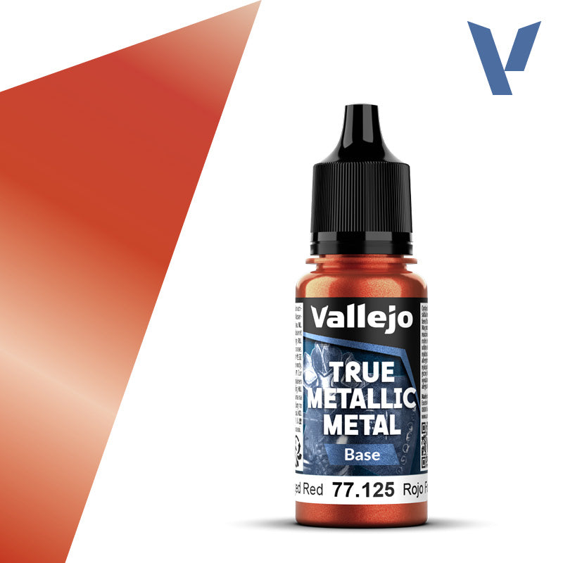 Vallejo True Metallic Metal Base Forged Red 18 ml