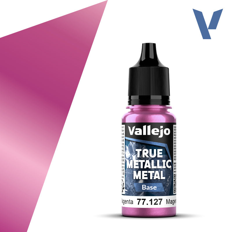 Vallejo True Metallic Metal Base Crimson Magenta 18 ml