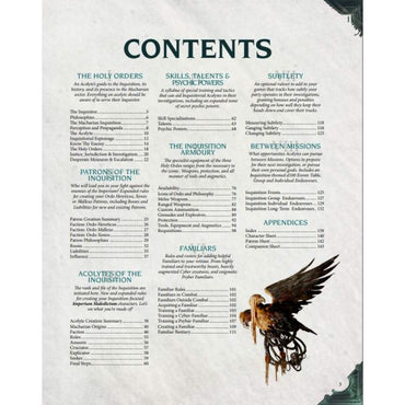 Warhammer 40000 RPG: Imperium Maledictum: Inquisition Player's Guide