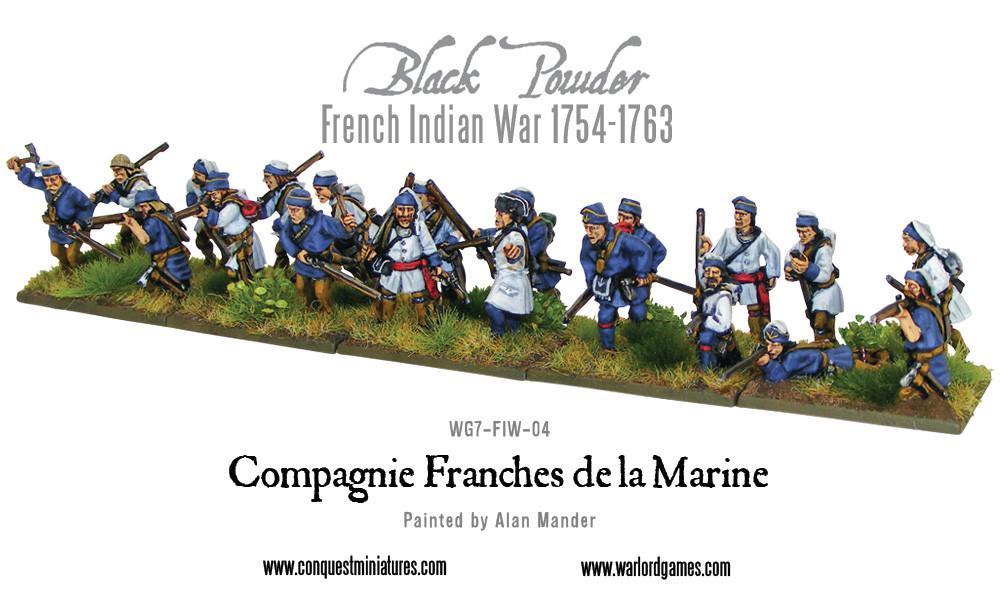 Black Powder: French Indian War 1754-1763: Compagnie Franches de la Marine