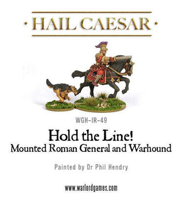 Hail Caesar: Early Imperial Roman Mounted Roman General and Warhound