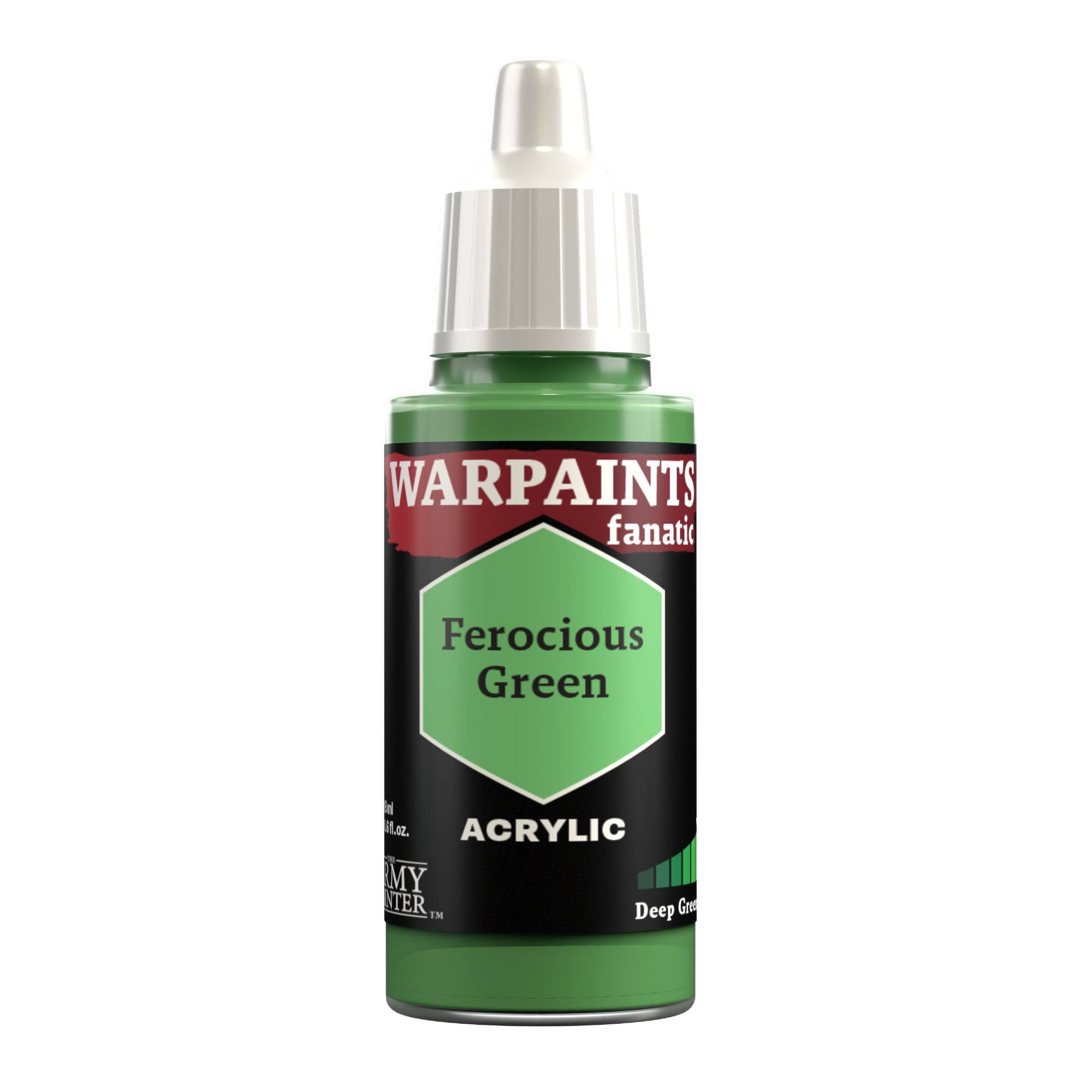 Army Painter: Warpaints Fanatic: Ferocious Green 18ml