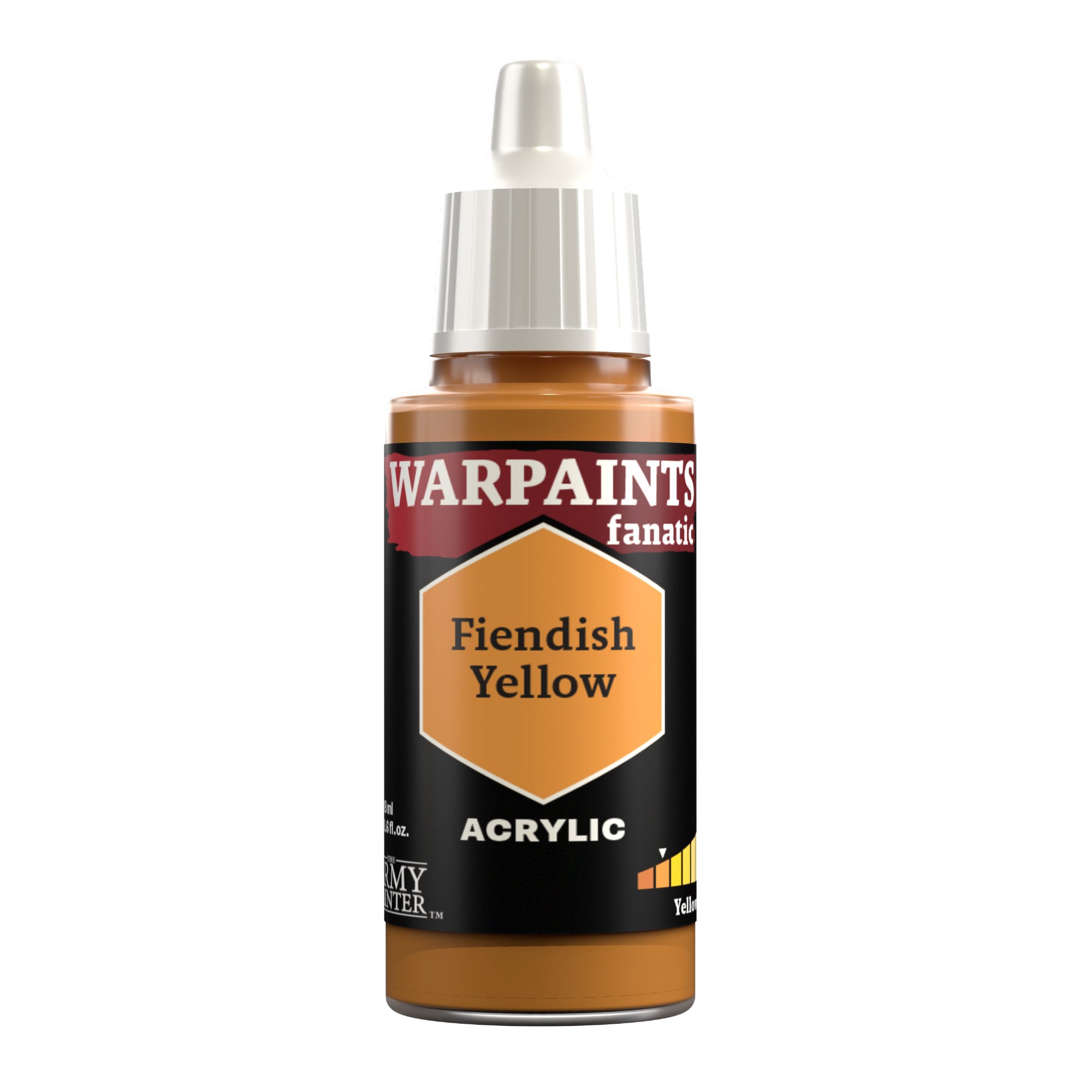 Army Painter: Warpaints Fanatic: Fiendish Yellow 18ml