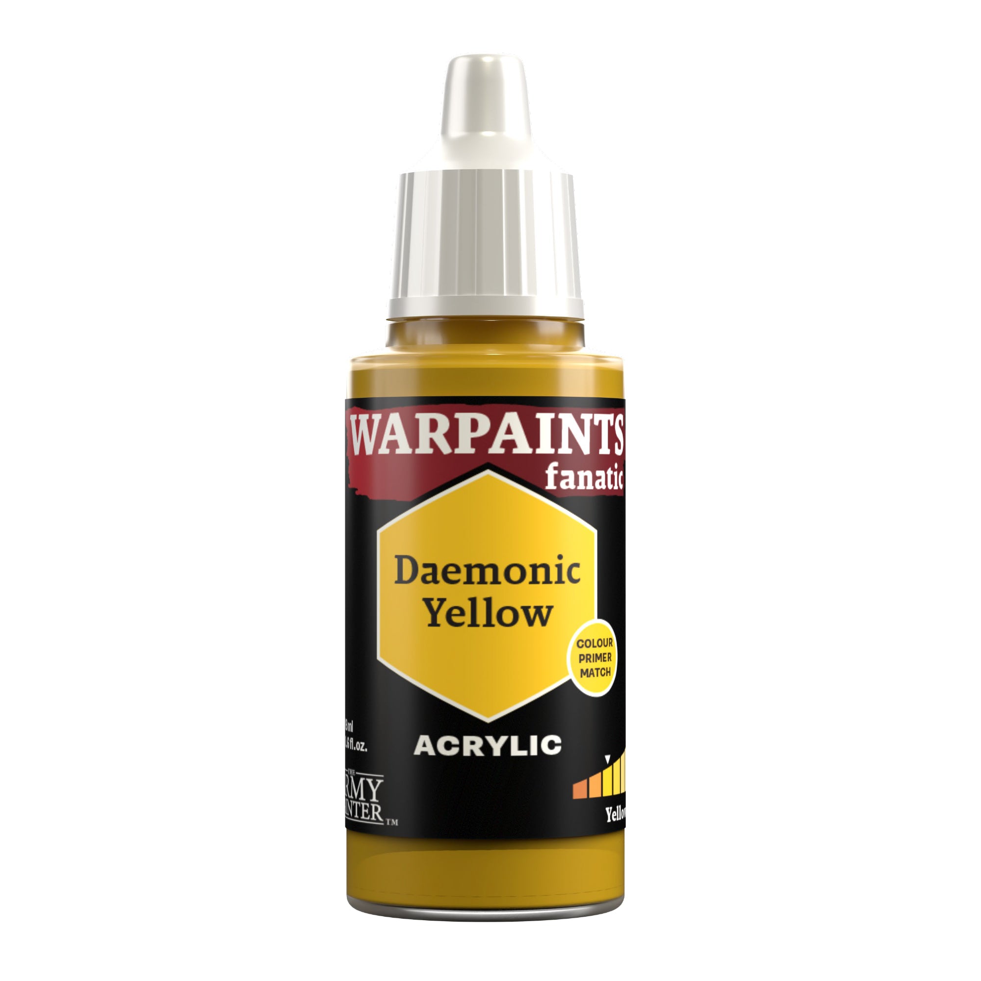 Army Painter: Warpaints Fanatic: Daemonic Yellow 18ml