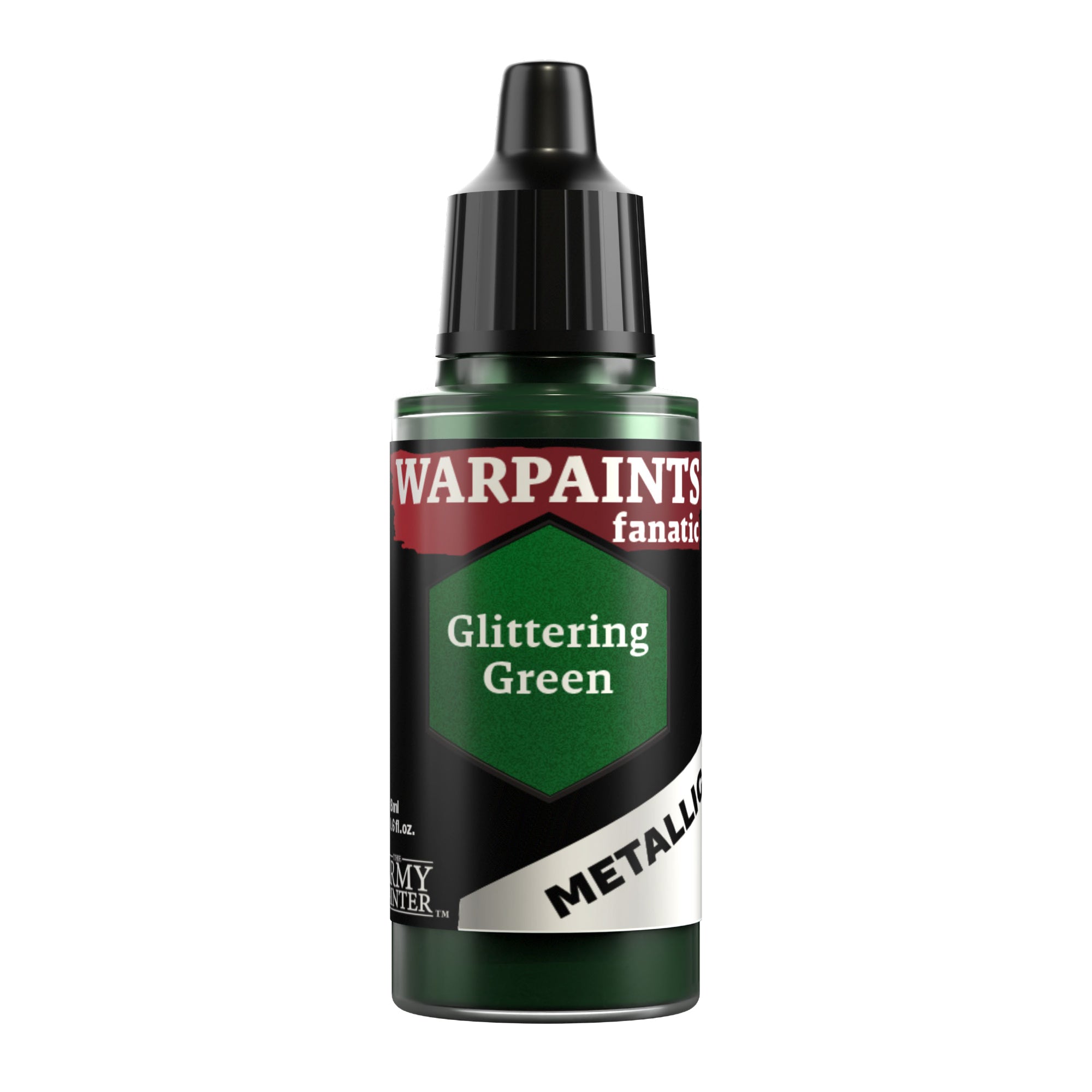 Army Painter: Warpaints Fanatic: Metallic: Glittering Green 18ml