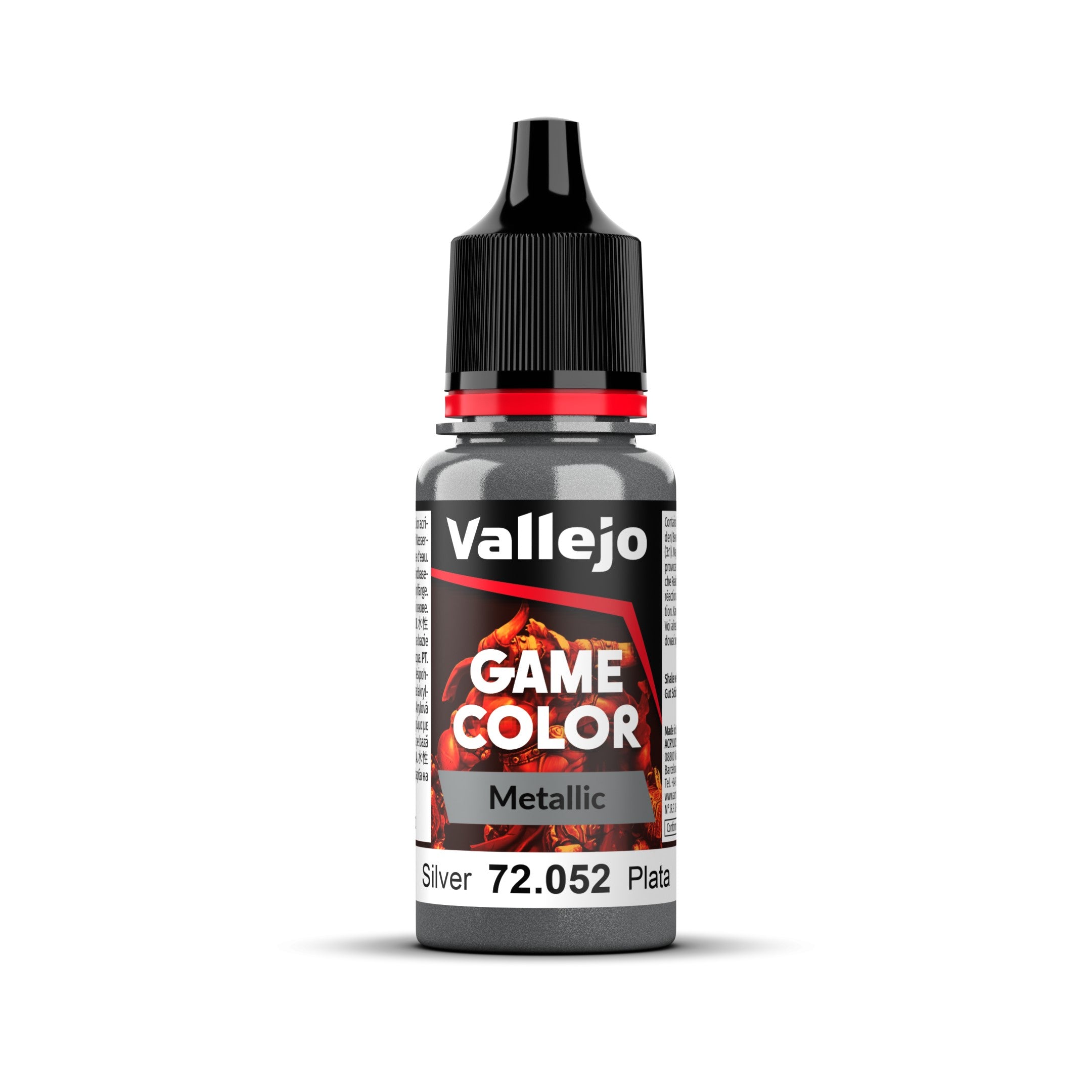 Vallejo: Game Colour Metallic: Silver 18ml