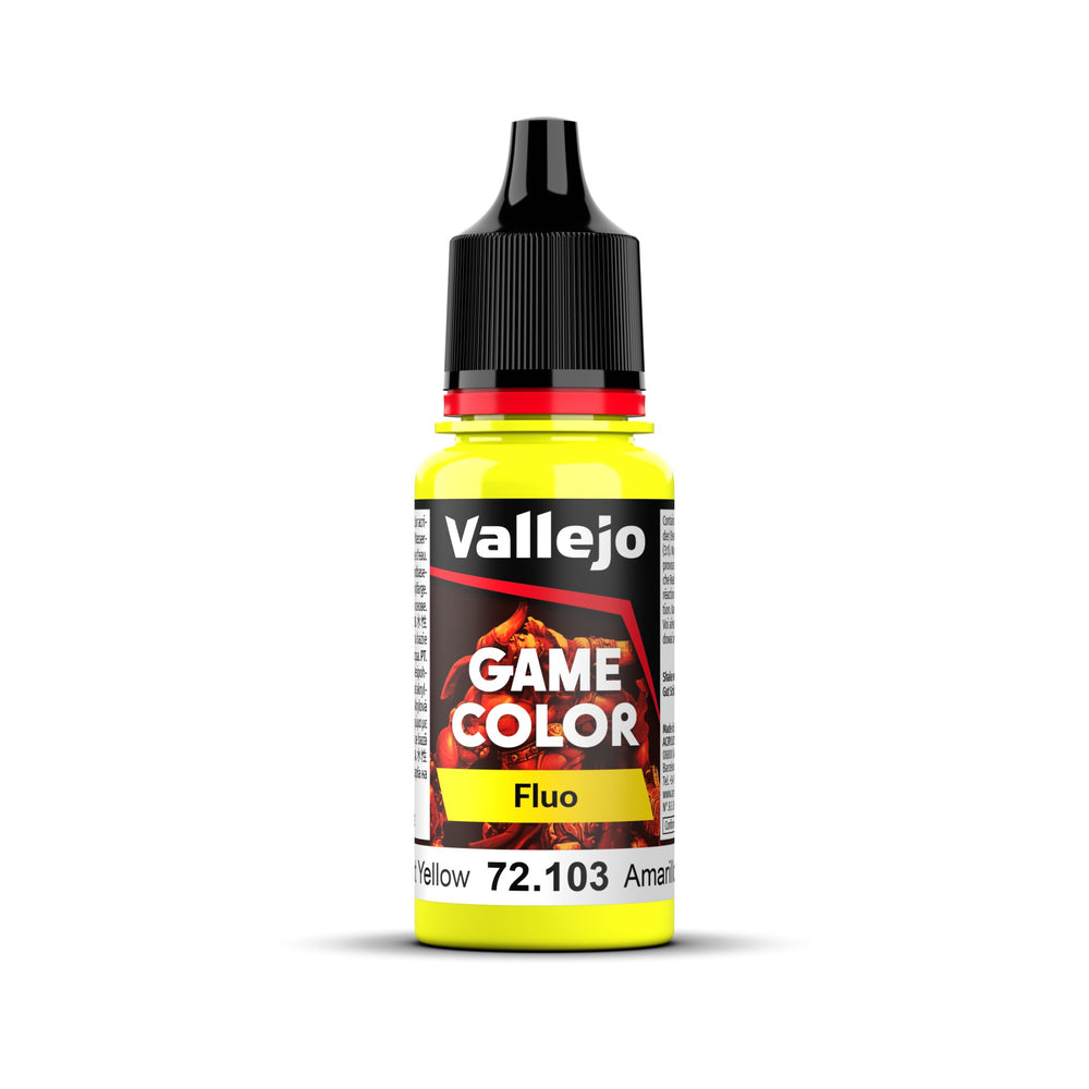 Vallejo: Game Colour Fluorescent: Yellow 18ml