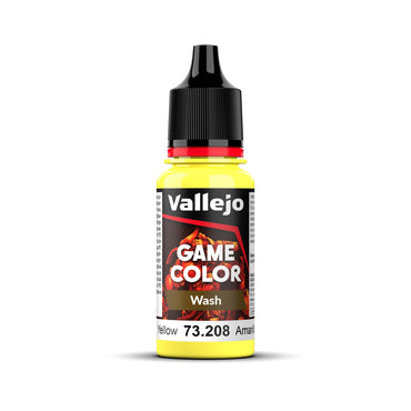 Vallejo: Game Colour Wash: Yellow 18ml