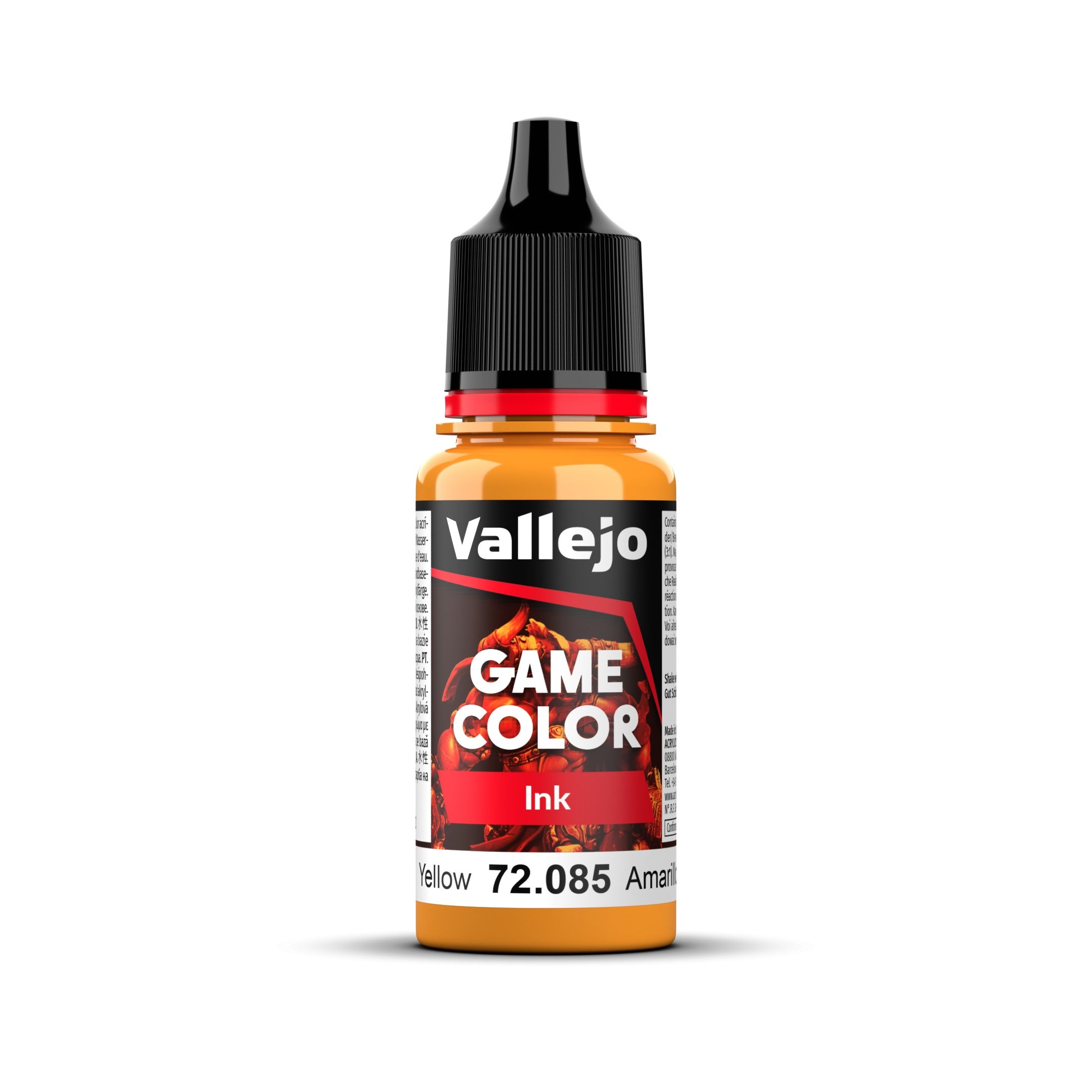 Vallejo: Game Colour Ink: Yellow 18ml