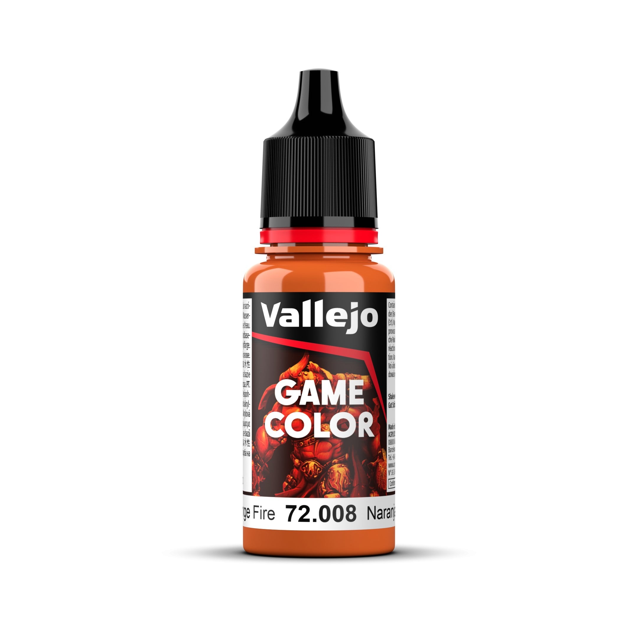 Vallejo: Game Colour: Orange Fire 18ml