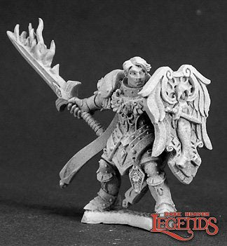 Almaran the Gold, Paladin With Flaming Sword