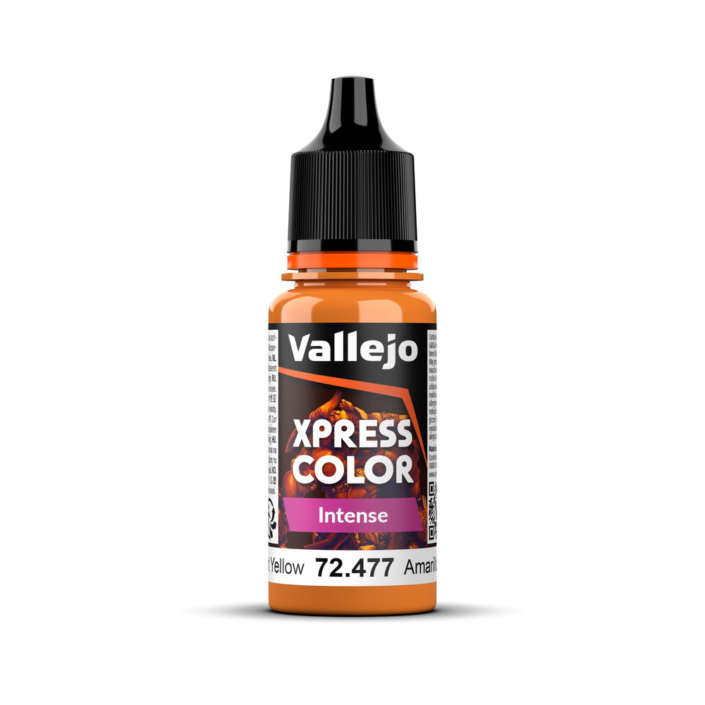 Vallejo: Xpress Colour Intense:  Dreadnought Yellow 18ml