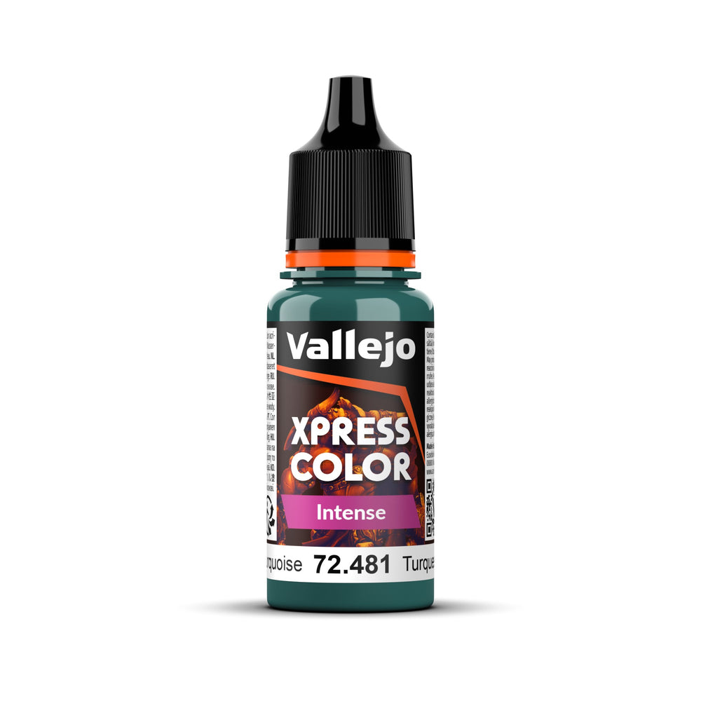 Vallejo: Xpress Colour Intense:  Heretic Turquoise 18ml