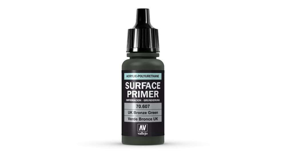 Vallejo: Surface Primer: UK Bronze Green 17ml