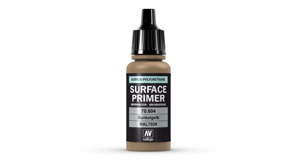 Vallejo: Surface Primer: German Dark Yellow 17ml