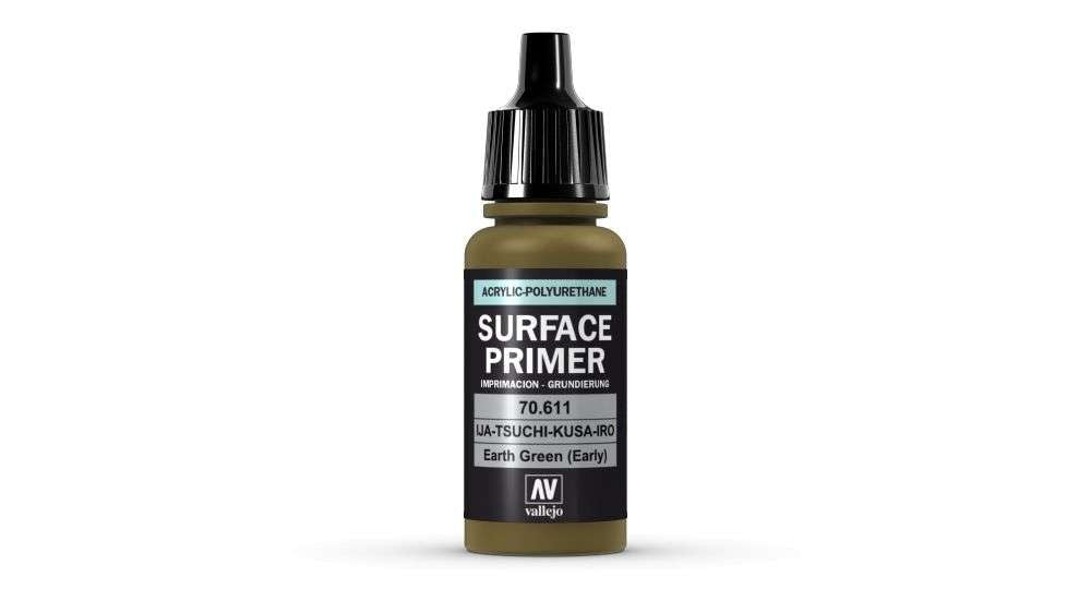 Vallejo: Surface Primer: IJA-Tsuchi-Kusa-IRO Earth Green (early) 17ml