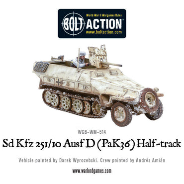 Bolt Action: Sd.Kfz 251/10 Ausf D (Pak 36) Half Track