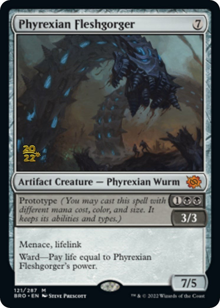 Phyrexian Fleshgorger [The Brothers' War: Prerelease Promos]