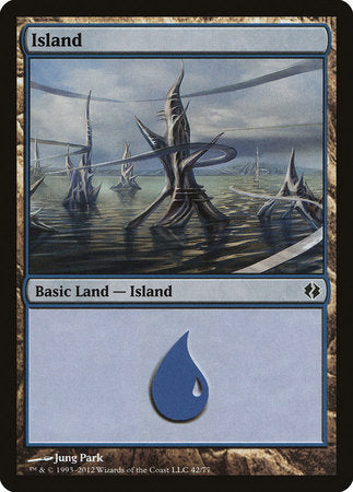 Island (42) [Duel Decks: Venser vs. Koth]