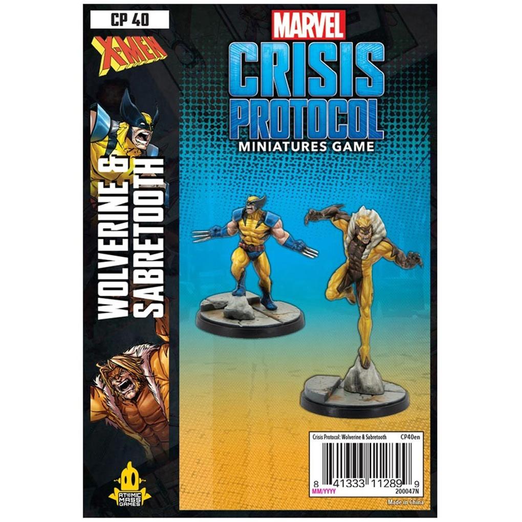 Marvel Crisis Protocol Wolverine & Sabretooth