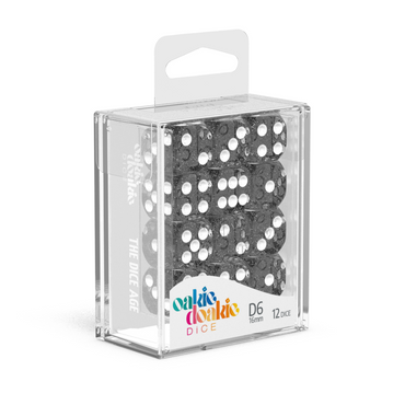 Oakie Doakie Dice D6 16mm Speckled Black
