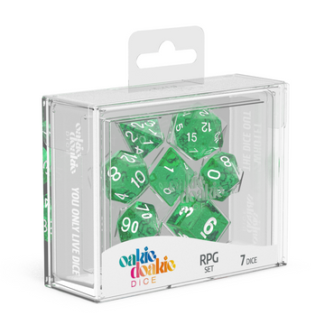 Oakie Doakie Dice RPG Set Speckled Green (7)