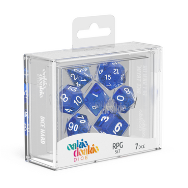 Oakie Doakie Dice RPG Set Speckled Blue (7)