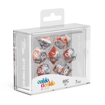 Oakie Doakie Dice RPG Set G-D Silver Rust (7)