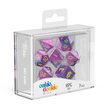 Oakie Doakie Dice RPG Set G-D Amethyst (7)