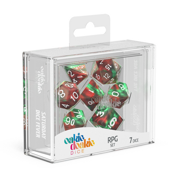 Oakie Doakie Dice RPG Set G-D BloOakie Doakie Dice D6y Jungle (7)