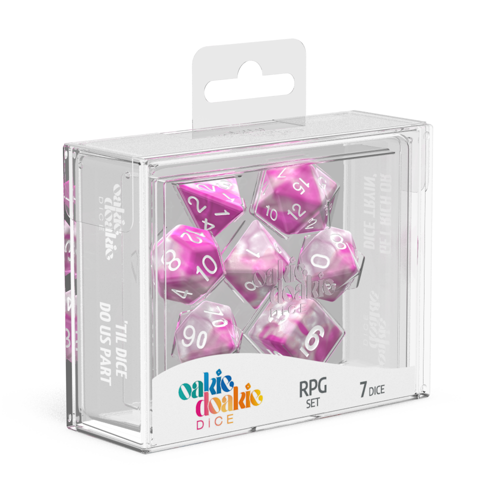 Oakie Doakie Dice RPG Set G-D Magnolia (7)