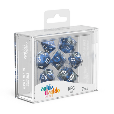 Oakie Doakie Dice RPG Set G-D Liquid Steel (7)