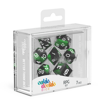 Oakie Doakie Dice RPG Set G-D GLOW Biohazard (7)