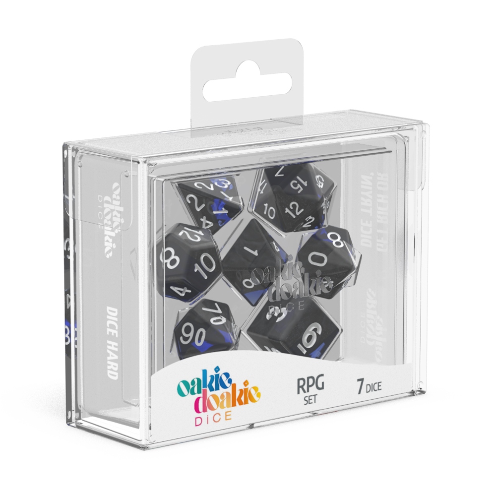 Oakie Doakie Dice RPG Set Enclave, Sapphire