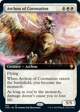 Archon of Coronation (Extended Art) [Commander Legends]