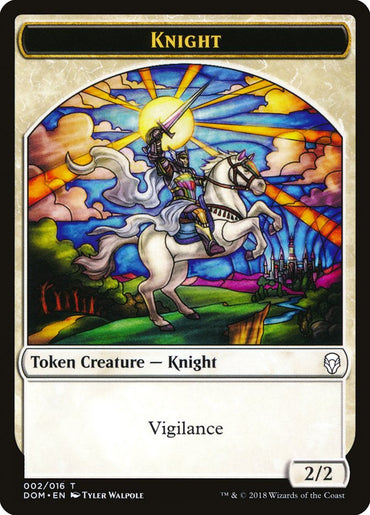 Knight (002/016) [Dominaria Tokens]