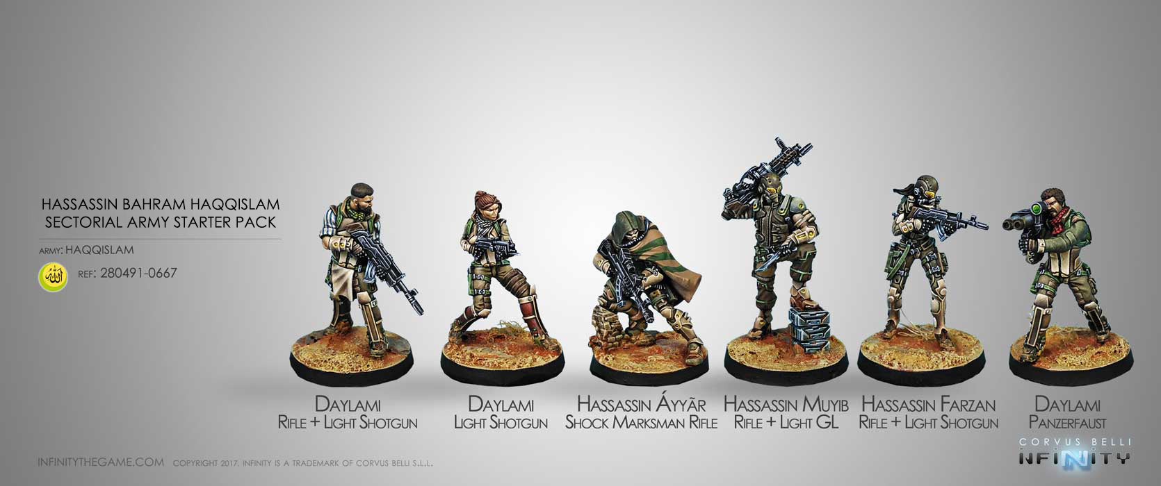 Hassassin Bahram Army Happislam Sectorial Starter Pack