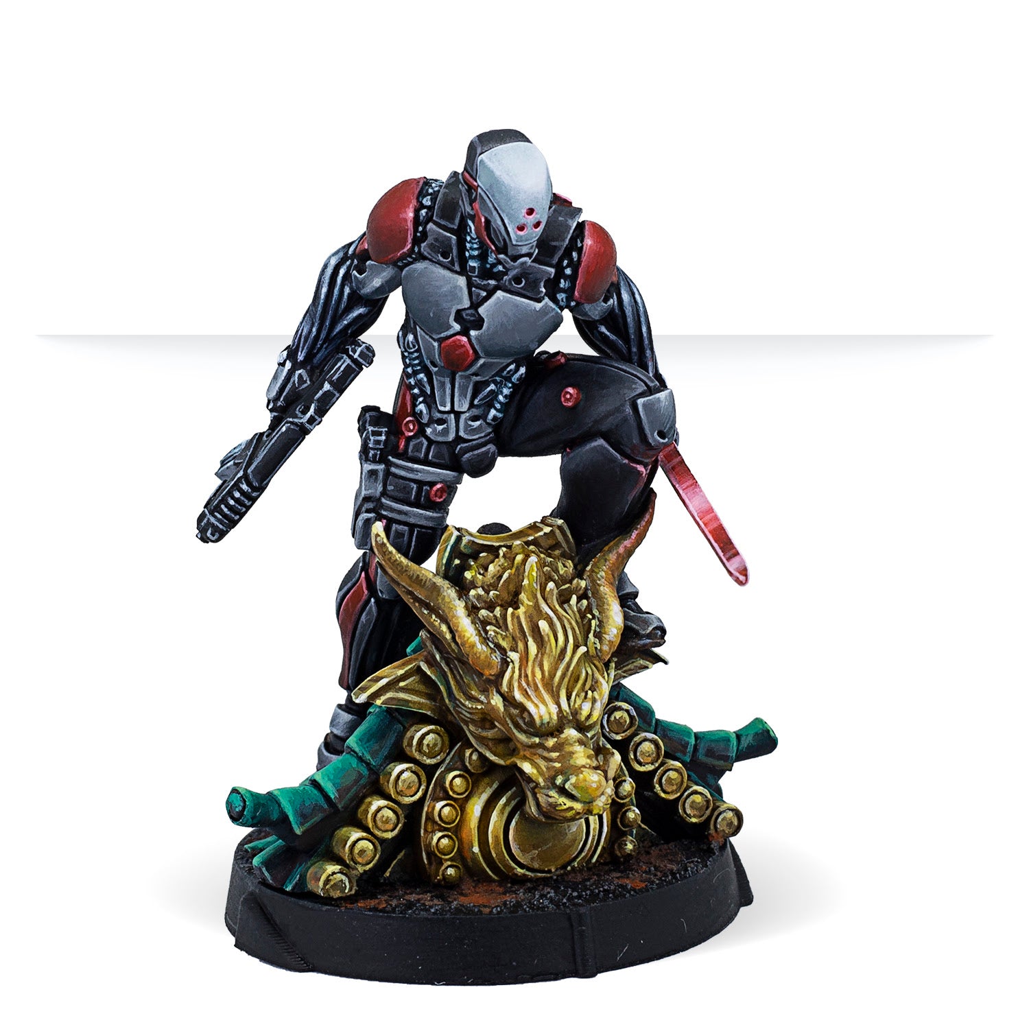 Infinity: Yu Jing Ninjas (Submachine gun, tactical bow)