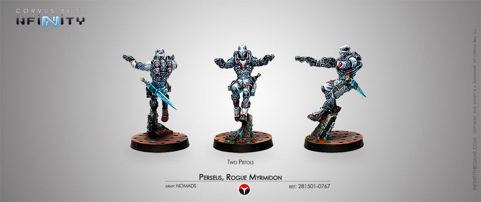 Perseus, Rogue Myrmidon (Two Pistols)