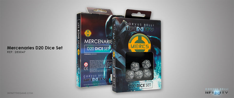 Mercenaries D20 Dice Set