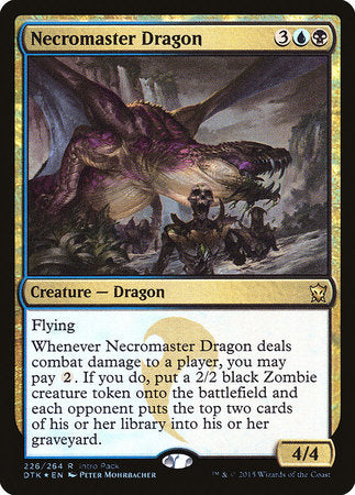 Necromaster Dragon [Dragons of Tarkir Promos]