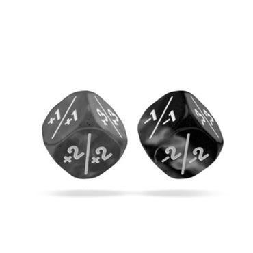 Oakie Doakie Dice D6 12mm Marble Gemicide Black