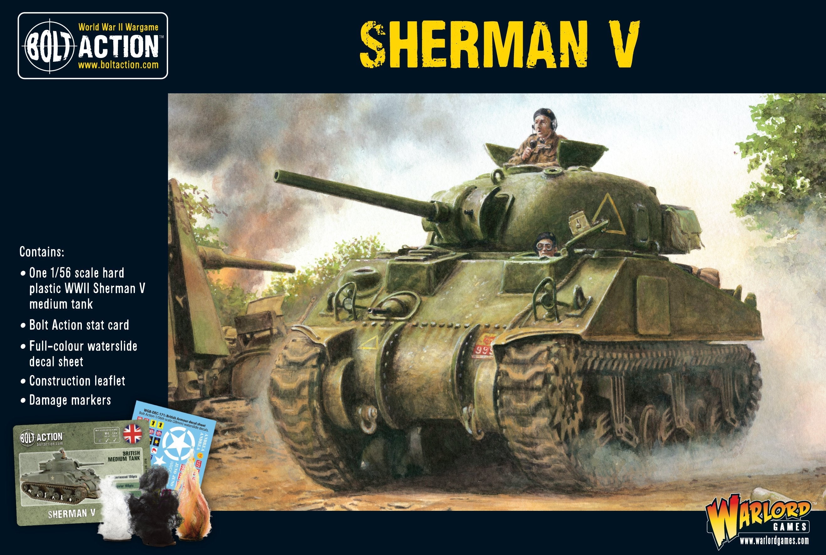 Bolt Action: Sherman V WWII Medium Tank