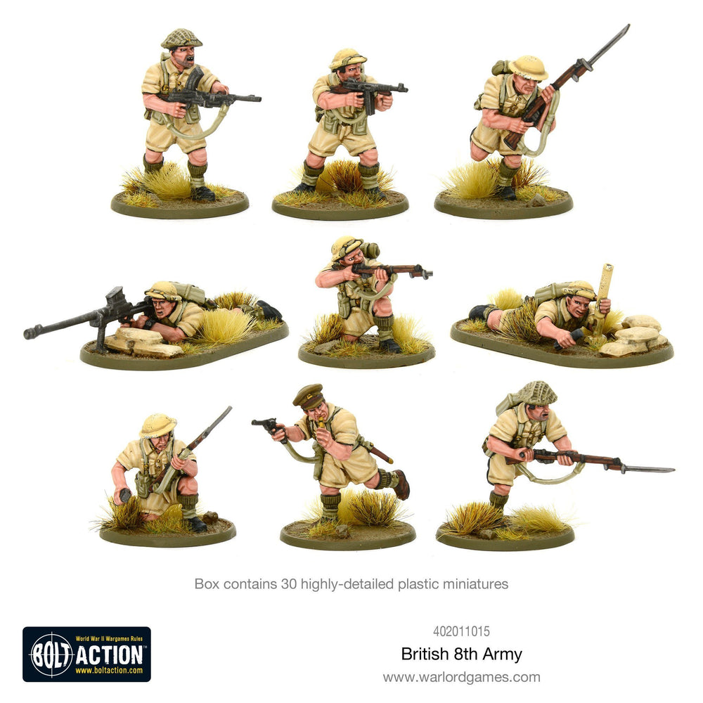 Bolt Action: British 8th Army Commonwealth Infantry in the Western Desert